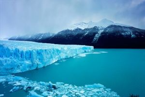El agua de los glaciares